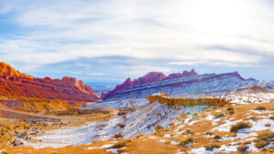 A wintery valley in Moab - Things to do in Moab - Moab Giants